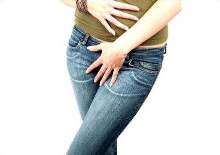 Ursachen und Symptome von Krampfadern im Beckenbereich.